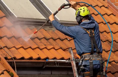 Démoussage et hydrofuge de toiture à Glonville